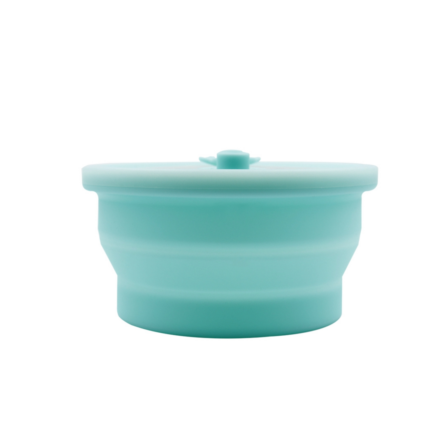 3er Set Zusammenklappbarer runder Lebensmittelbehälter