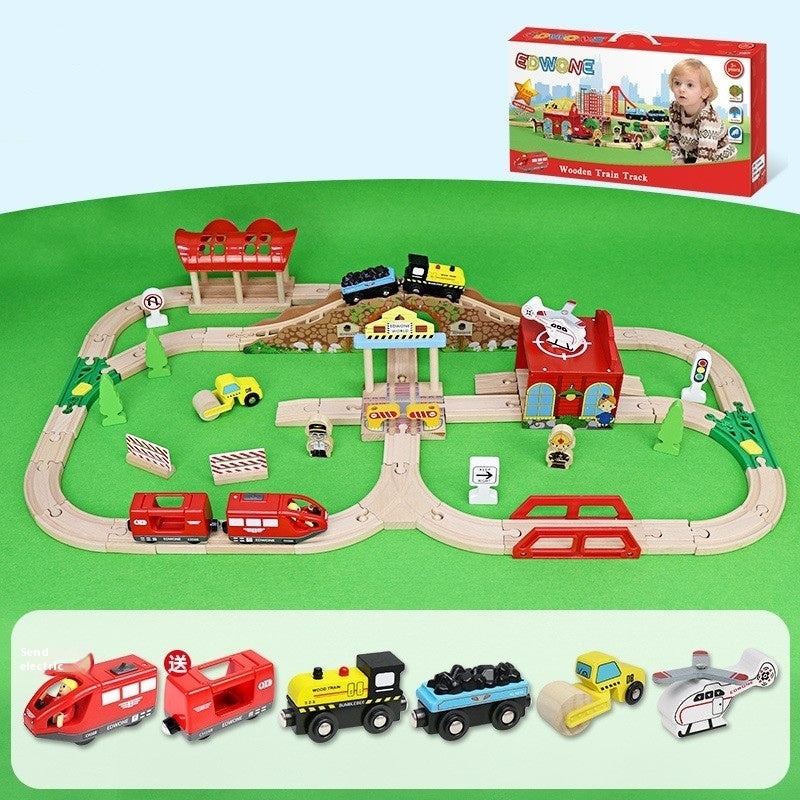 Beech Train Rail Car Children's Toys