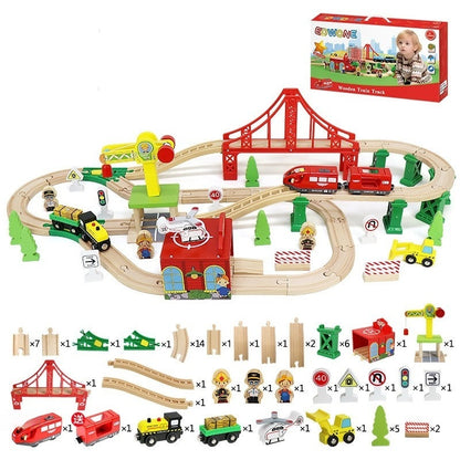 Beech Train Rail Car Children's Toys