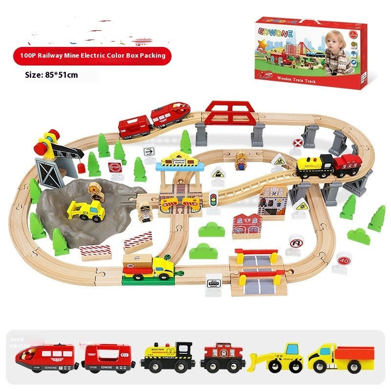 Beech Train Rail Car Children's Toys