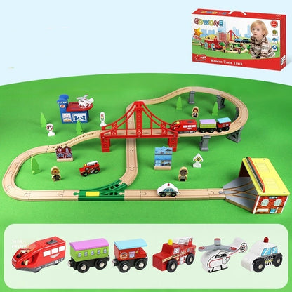 Beech Train Rail Car Children's Toys