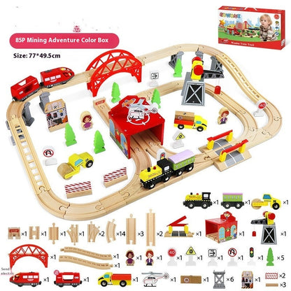 Beech Train Rail Car Children's Toys