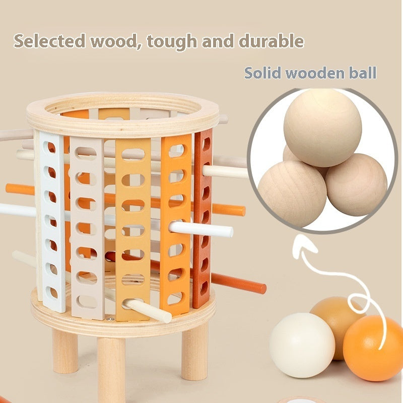 Children's Wooden Early Education Enlightenment Hand-eye Coordination Thinking Training