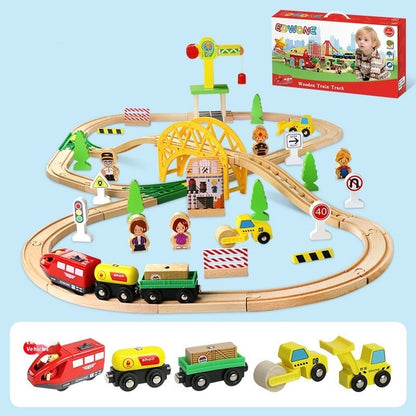 Beech Train Rail Car Children's Toys