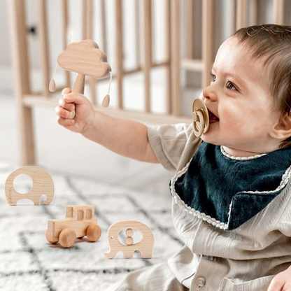 wooden rattle sets