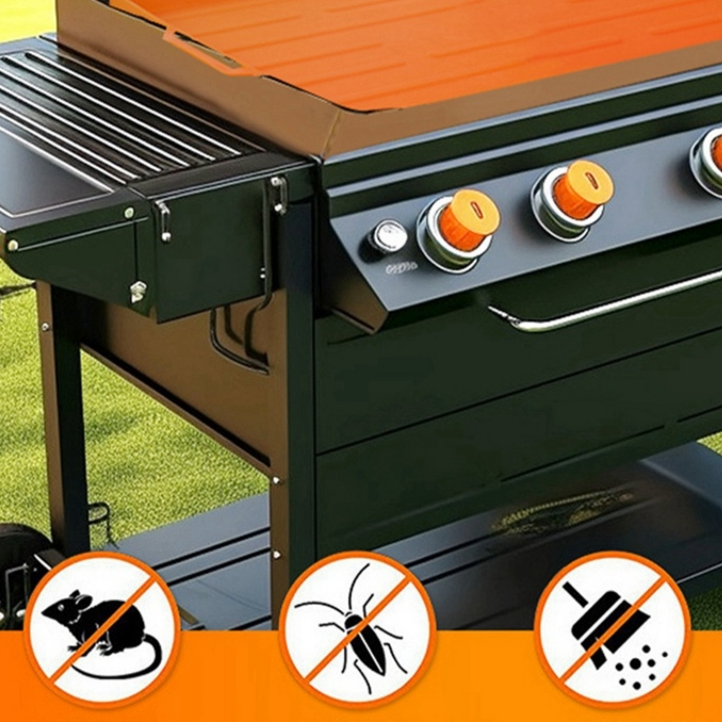 Silikon Grillmatte mit Tragegriff