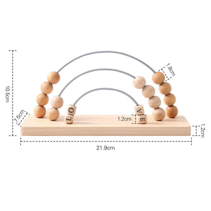 Regenbogen Arithmetik-Spielplatte - Abakus Mathematik Spielzeug