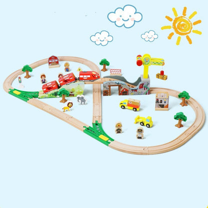 Beech Train Rail Car Children's Toys