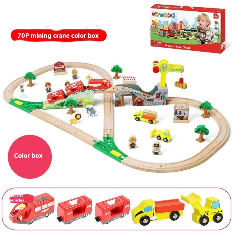 Beech Train Rail Car Children's Toys