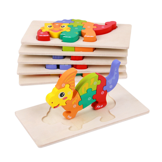 3D Holztierpuzzles